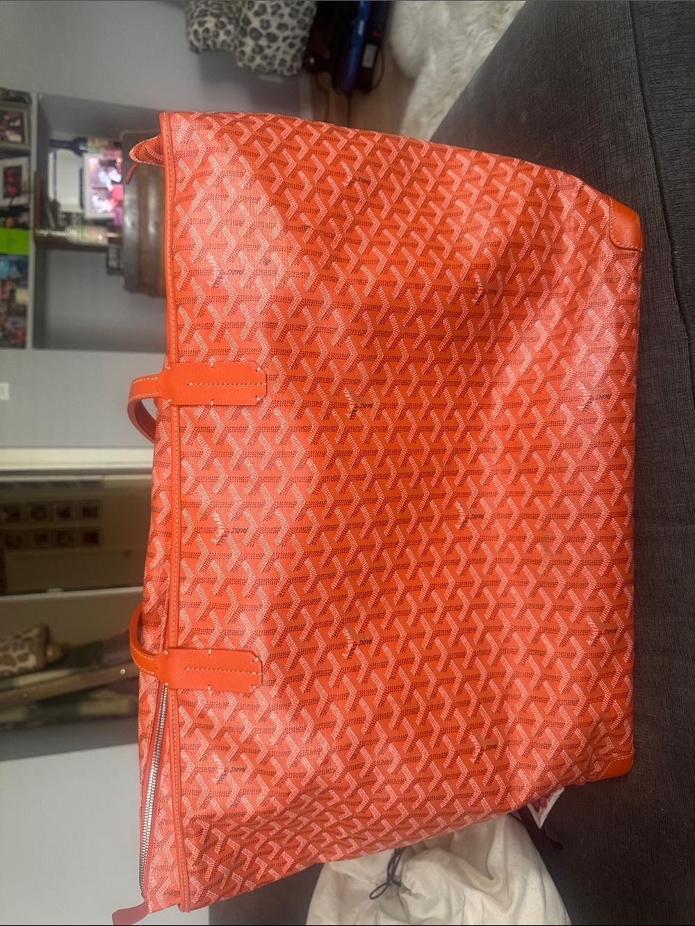 Authentic Goyard Bowling 55- Orange - Picture 1 of 12